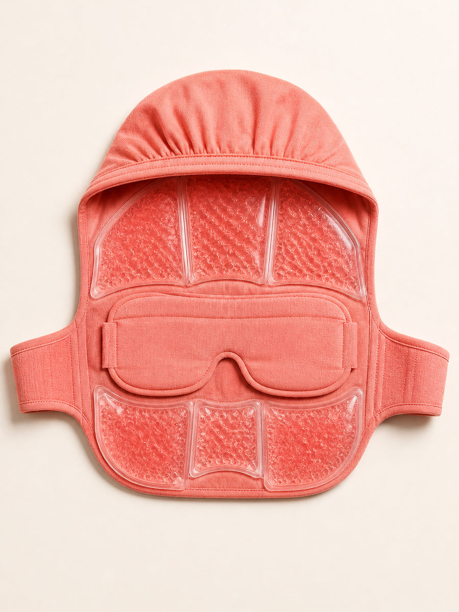 Migraine Relief Cap with Slide-Up Eye Mask
