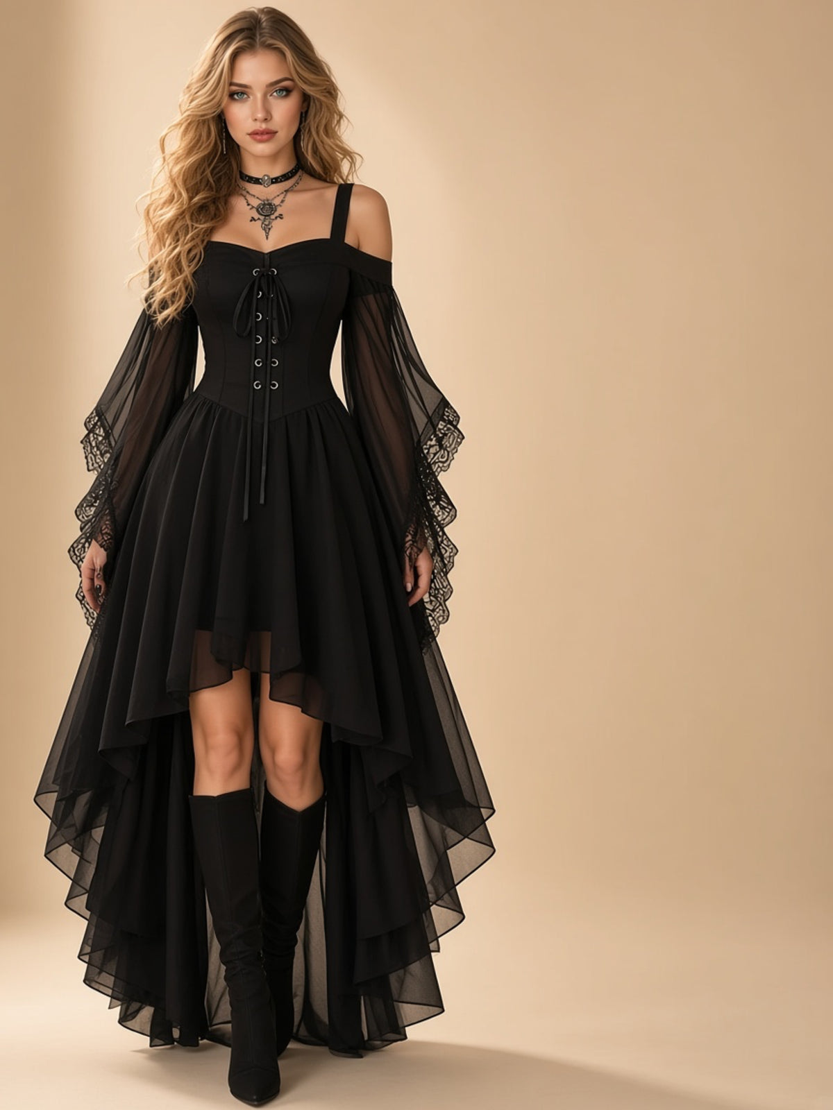 Gothic Vampire Halloween Dress