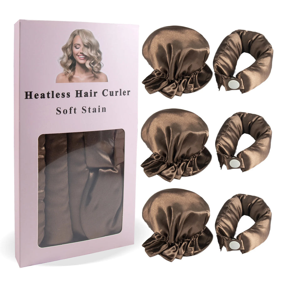 Satin Heatless Curling Rod Set