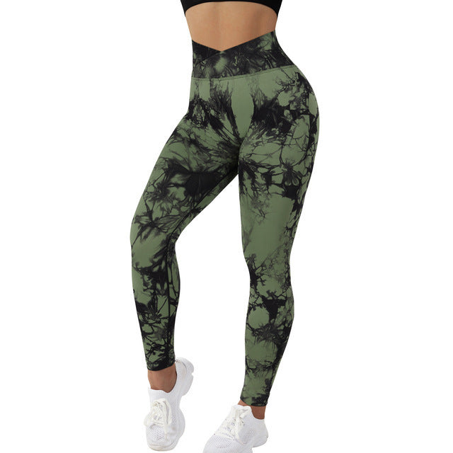 PulseDye™ Seamless Push-Up Yoga Leggings