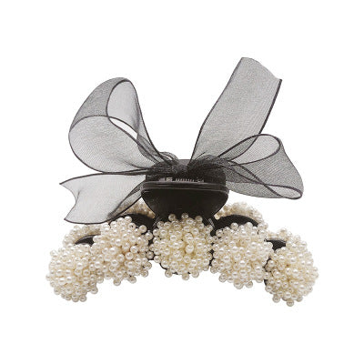 PearlBow™ Pearl Bow Hair Claw Clip
