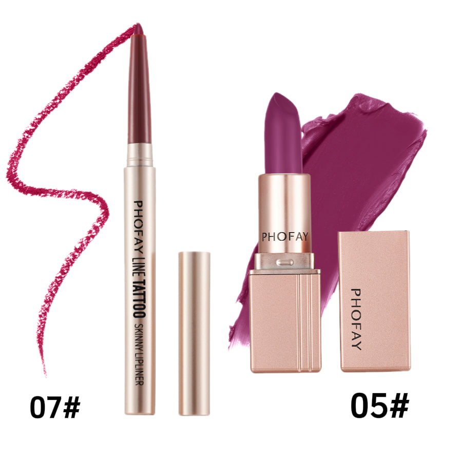 PHOFAY Matte Lipstick — Set8