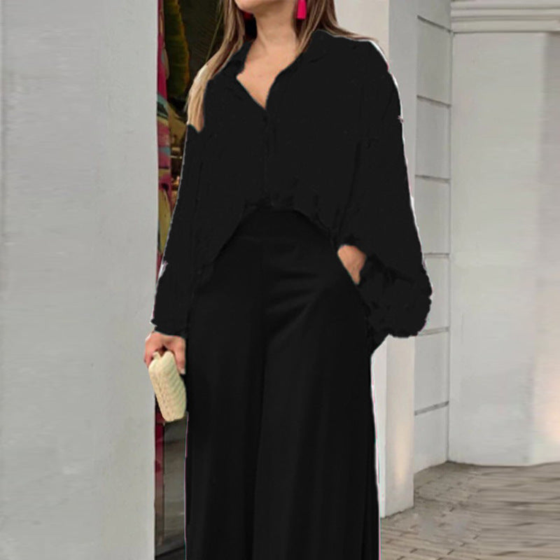 High-Waist Wide-Leg Pants