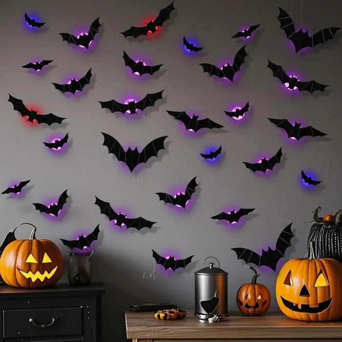 BatGlow Bat Night Light — Spooky Halloween Wall Decor