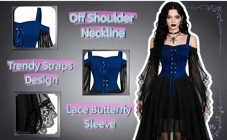 Gothic Vampire Halloween Dress