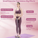 Tire-pédale avec bandes de résistance à 4 tubes – Bande d’exercice pour le yoga et les abdominaux