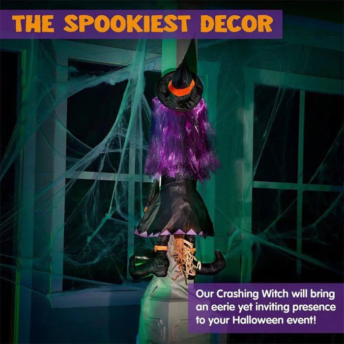 Décoration de maison « Sorcière et arbre » à la casse