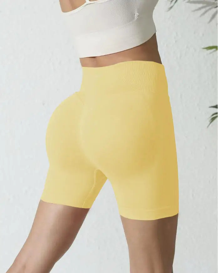 đ FlexFit⢠High-Waist Yoga Shorts â Sculpt & Move