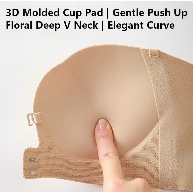 Front-Buckle Strapless Bra