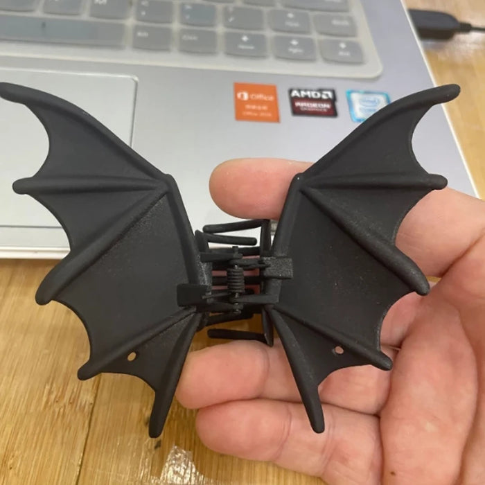 Black Bat Hair Clip
