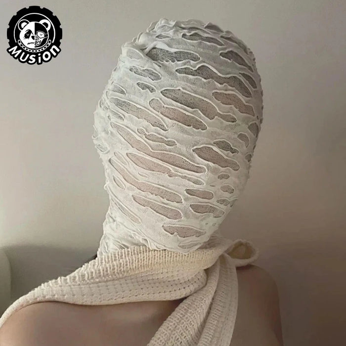 Distressed Gothic Face Mask