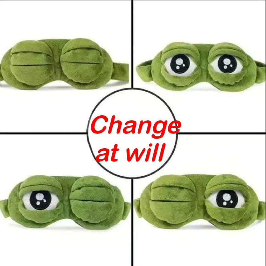Sad Frog 3D Sleep Mask