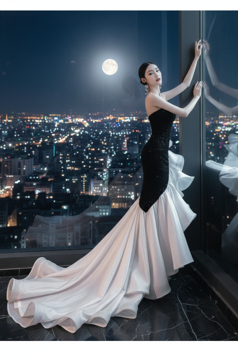 Aria Tube Evening Gown