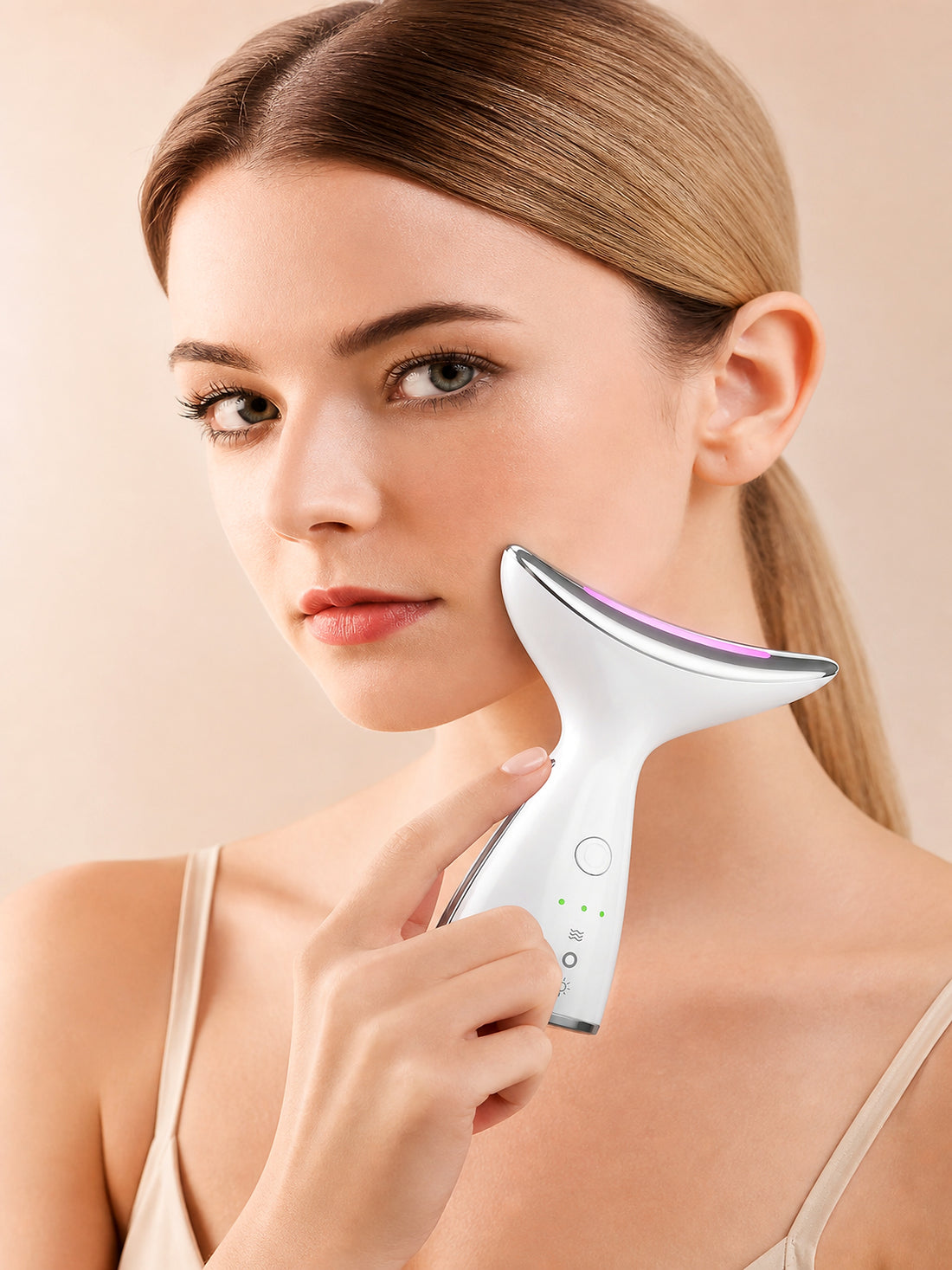NeckGlow™ EMS Microcurrent Face & Neck Device