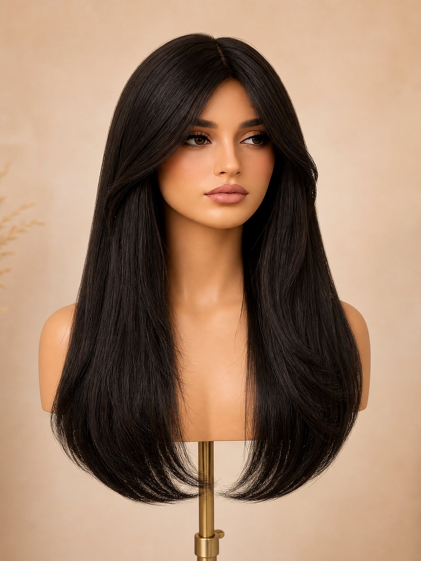 The Middle-Part Straight Hair Topper