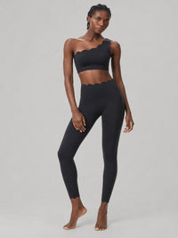 ScallopWave™ One-Shoulder Yoga Set — ENIGMAE 01-hero-black