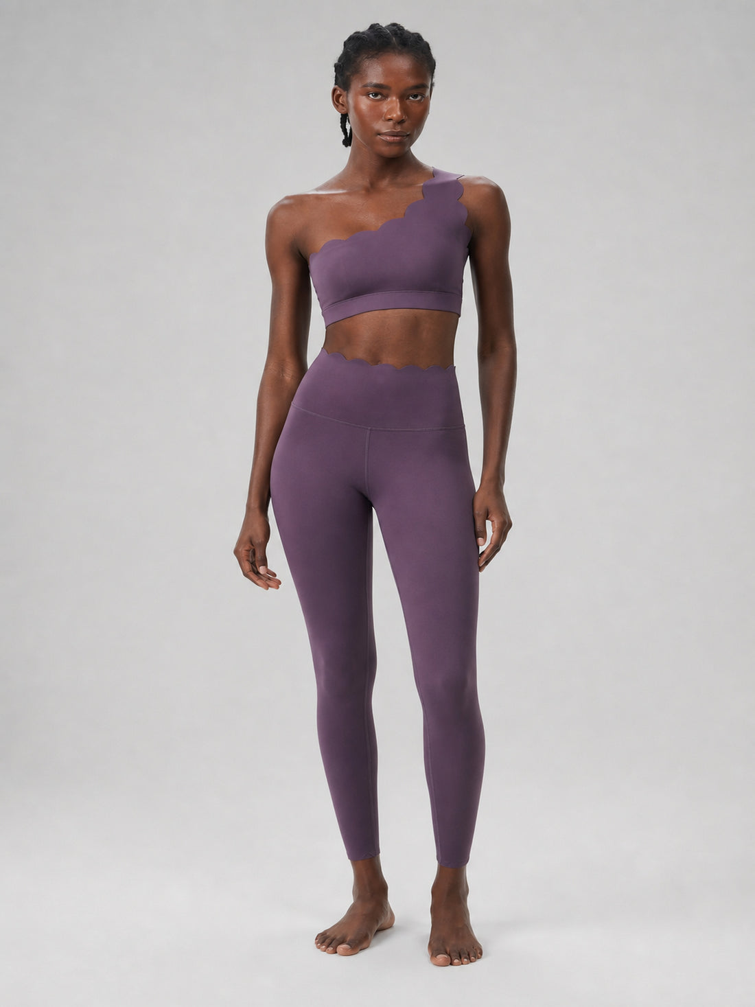 ScallopWave™ One-Shoulder Yoga Set — ENIGMAE 02-hero-plum