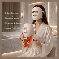 ENIGMAE LED mask lifestyle — reduce fine lines, brighten, improve elasticity