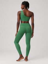 ScallopWave™ One-Shoulder Yoga Set — ENIGMAE 04-hero-green-back