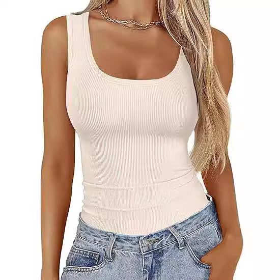 The Ribbed Tank Top — women’s Apparel, ENIGMAE