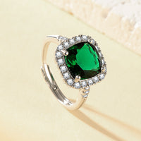 The Six-Claw Solitaire Crystal Ring — women’s Accessories, ENIGMAE