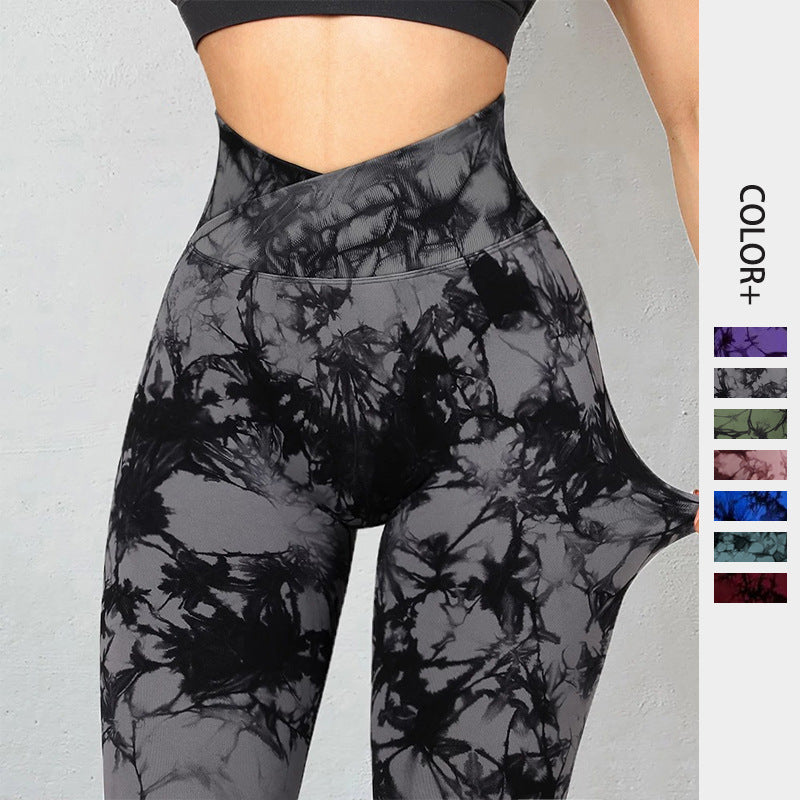 PulseDye™ Seamless Push-Up Yoga Leggings