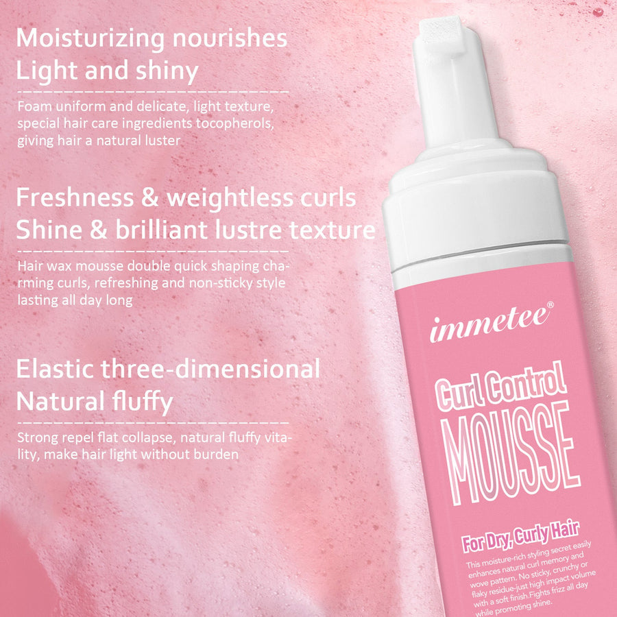 Curl Defining Moisturizing Hair Mousse 200ml