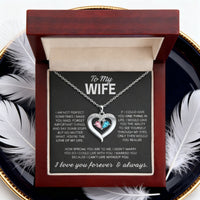 Heart Birthstone Pendant Necklace — Gift Boxed — 4K banner