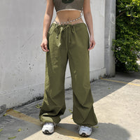 Low-Waist Straight Leg Workwear Trousers — 4K banner