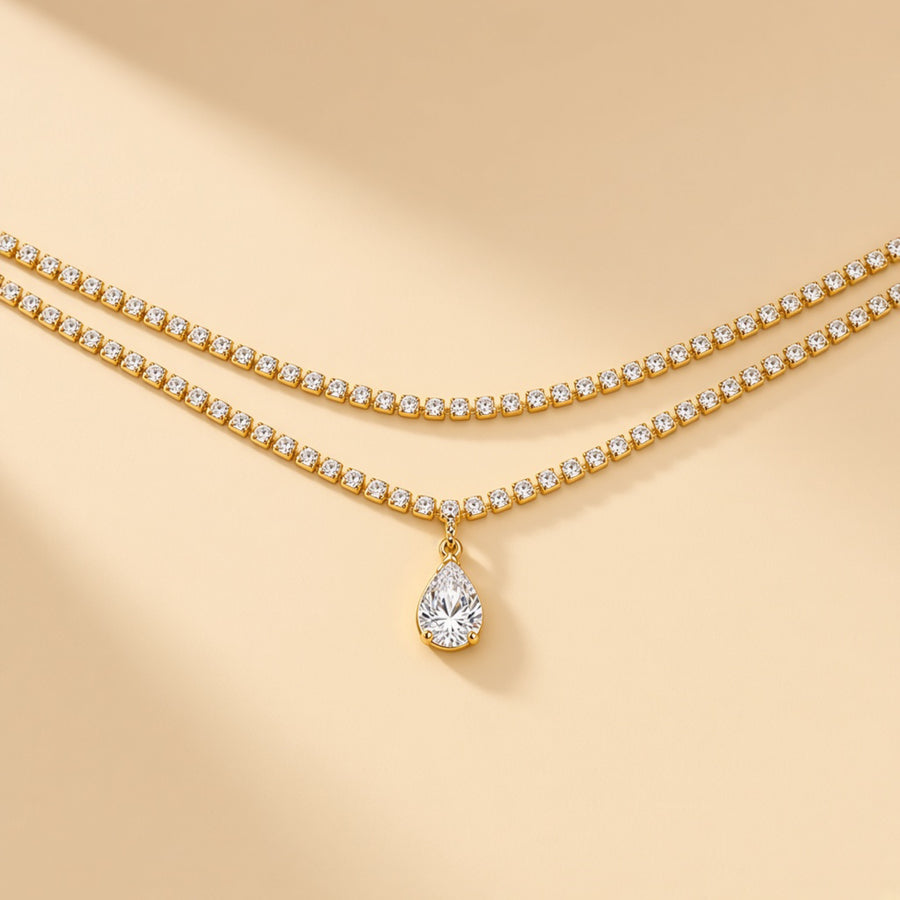 Rhinestone Double-Chain Waist Jewelry