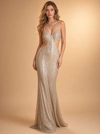 Galaxy Mermaid Sequin Party Dress