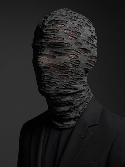 Distressed Gothic Face Mask