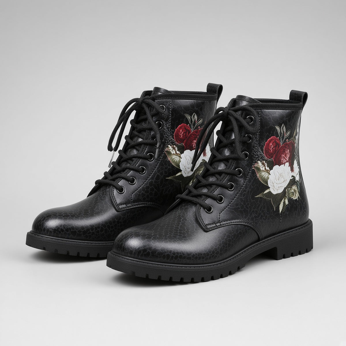Workwear Boots Large Print Women's High Top Halloween Cartoon
