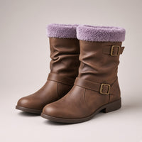 Warm Women's Snow Boots In Autumn And Winter Fashion Martin Boots — 4K product hero