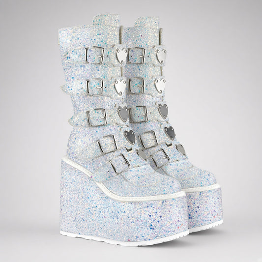 Punk Lolita Muffin Heel Women's Platform Boots — 4K product hero