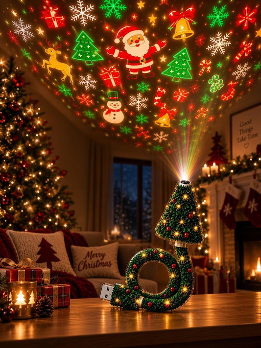 MerryBeam Christmas projection light — hero