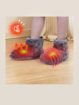 USB Plush Electric Heating Foot Warmer Boots — ENIGMAE studio