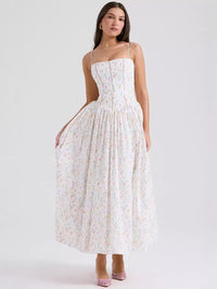 The Floral Print Slip Dress — women’s Dress, ENIGMAE