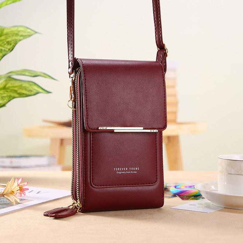 The Touchscreen Crossbody Phone Bag — women’s Accessories, ENIGMAE