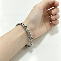 Retro Distressed Tiger Charm Bracelet