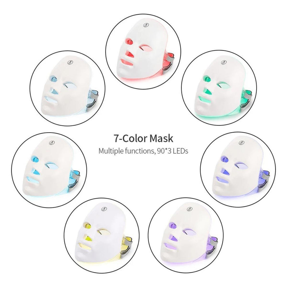 PhotonAura™ 7-Color LED Face & Neck Mask