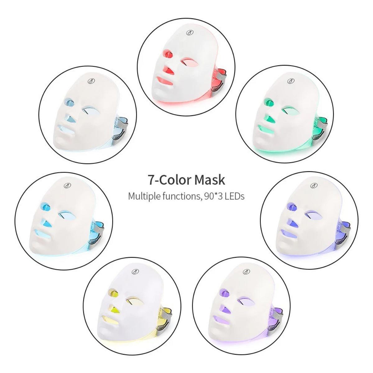 PhotonAura™ 7-Color LED Face & Neck Mask