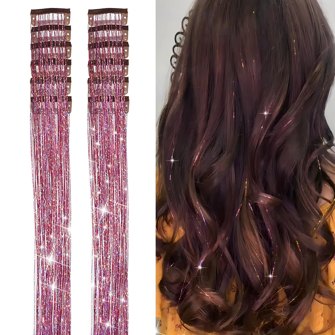 Fairy Hair Tinsel Kit – Sparkle Like You Mean It — Pink