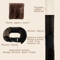 Heatless Velvet Overnight Hair Curler Set