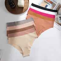 Seamless Breathable Womens Low-Waist Panties