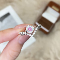 The Six-Claw Solitaire Crystal Ring — women’s Accessories, ENIGMAE