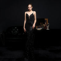 Astra Sequined Mermaid Gown