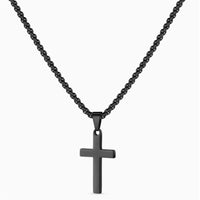 The Layered Pearl & Cross Necklace — women’s Accessories, ENIGMAE