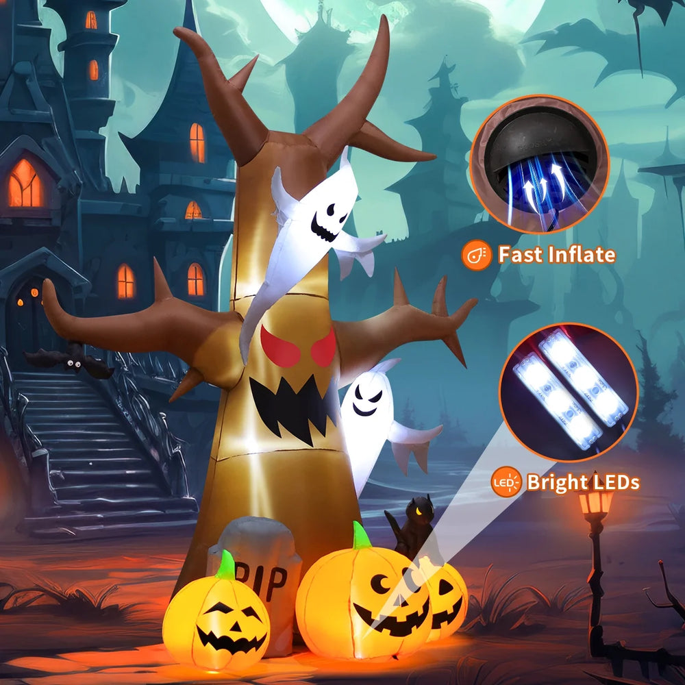 12ft Inflatable Halloween Tree