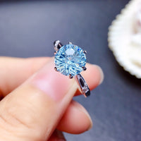 The Six-Claw Solitaire Crystal Ring — women’s Accessories, ENIGMAE